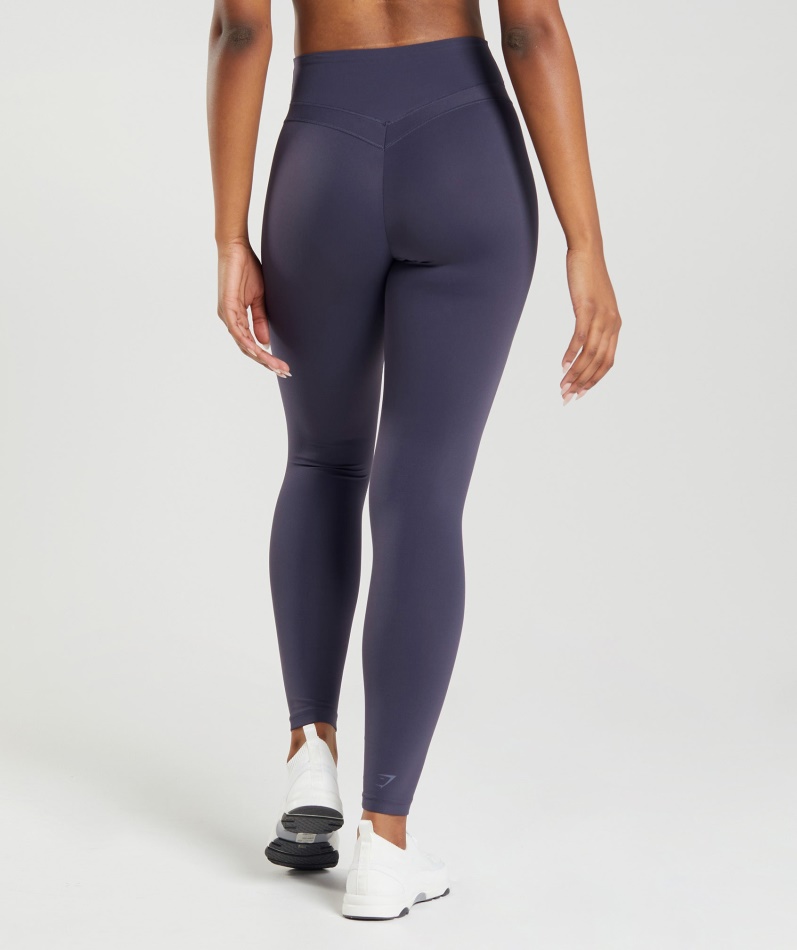 Gymshark Whitney Høye Leggings Indigo Marine