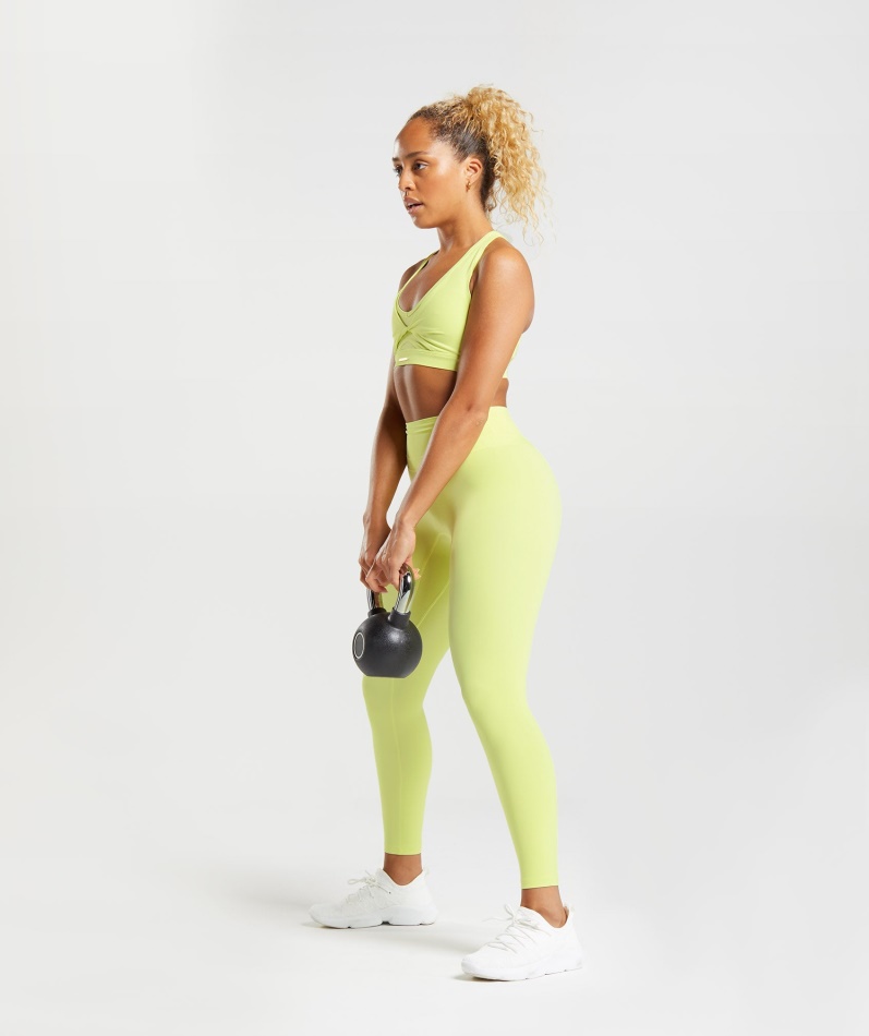 Gymshark Whitney Høye Leggings Sea Kelp Green