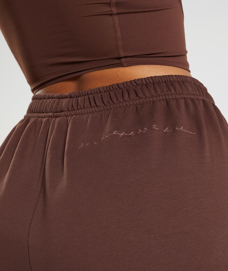 Gymshark Whitney Løse Joggere Tennes Brune