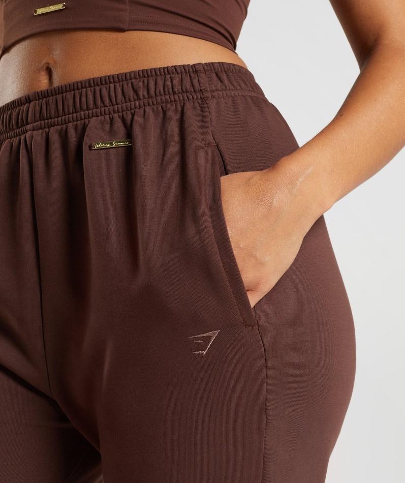 Gymshark Whitney Løse Joggere Tennes Brune