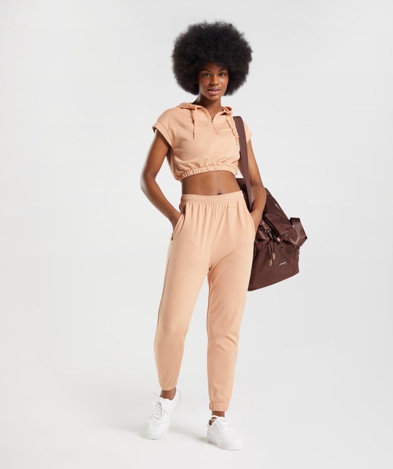 Gymshark Whitney Løse Joggers Sunset Beige