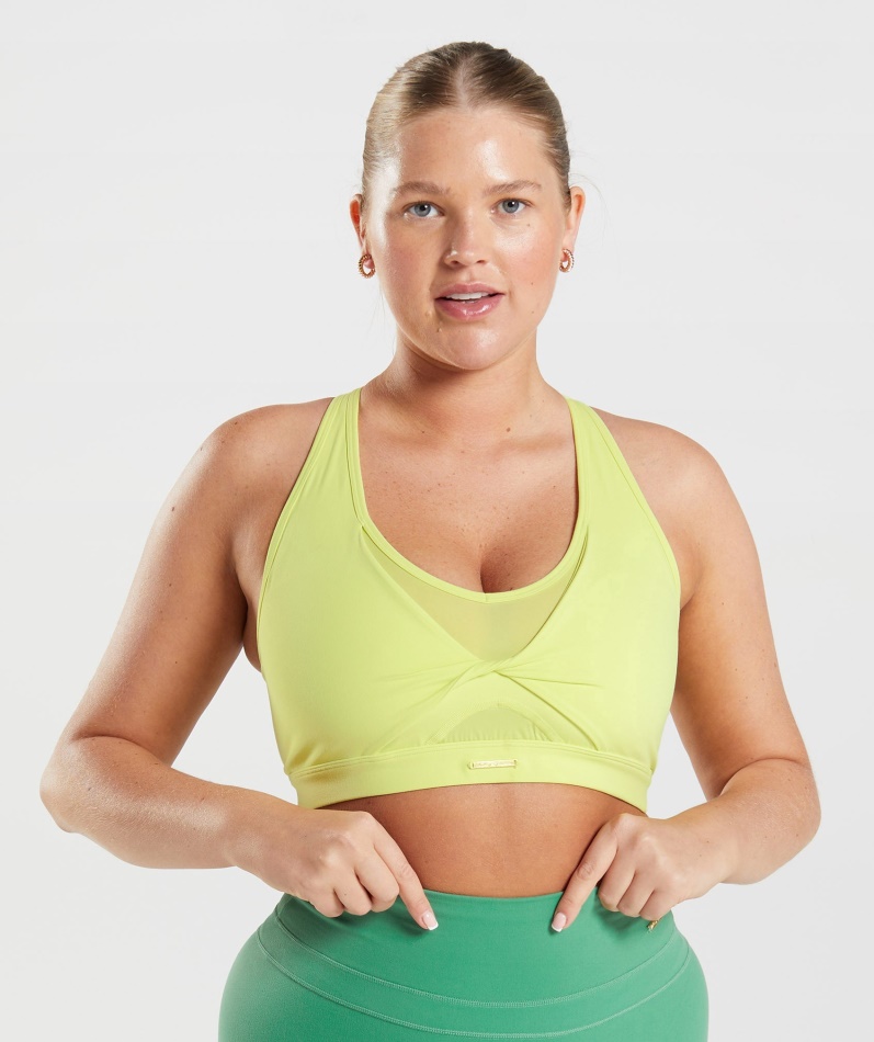 Gymshark Whitney Mesh Sports-bh Sea Kelp Green
