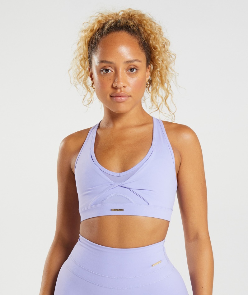 Gymshark Whitney Mesh Sports-bh Wildflower Lilla