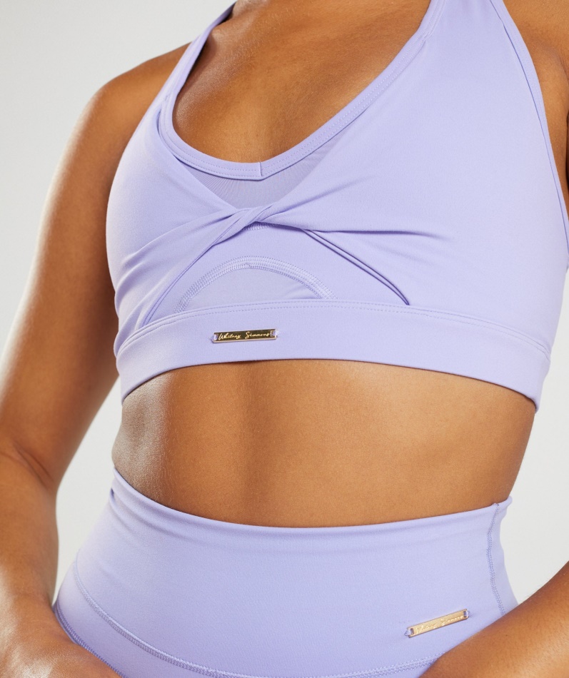 Gymshark Whitney Mesh Sports-bh Wildflower Lilla